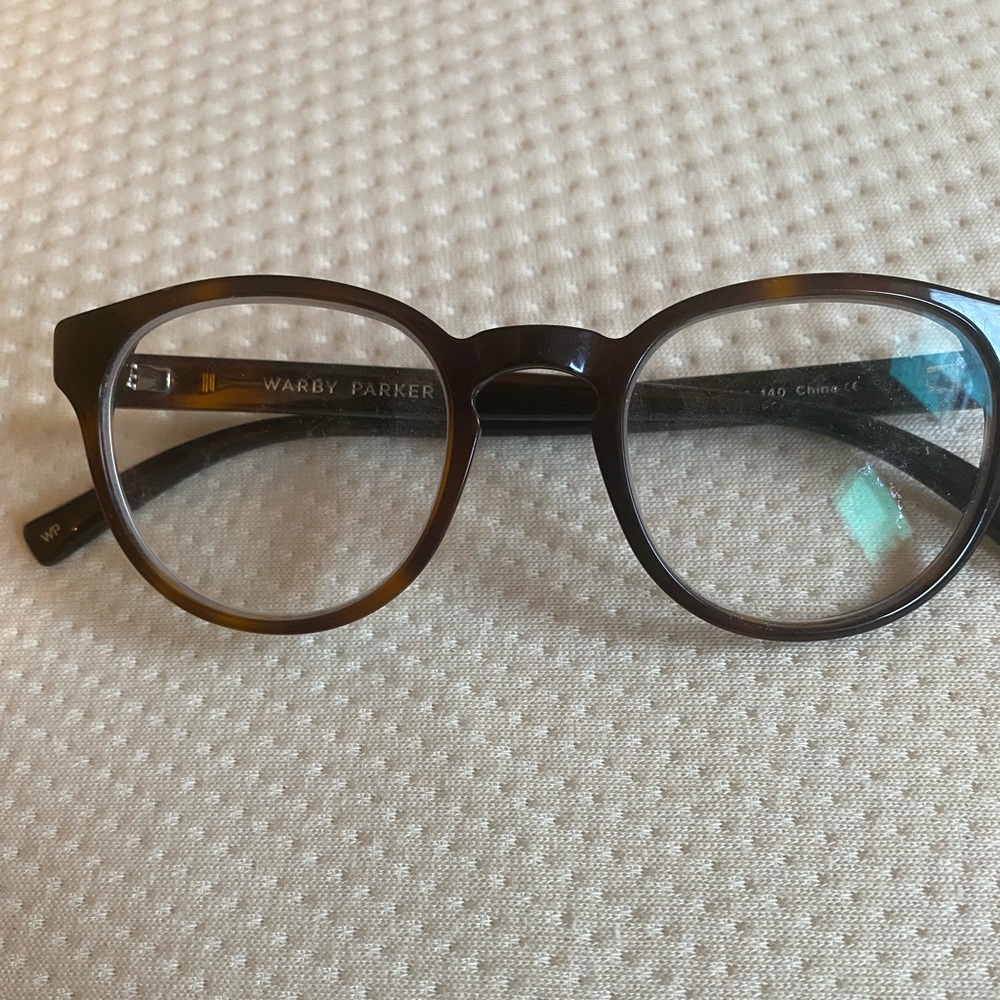 Warby Parker Percey prescription glasses, nearly new!